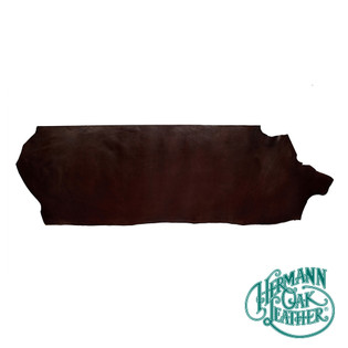 Hermann Oak, English Bridle Leather, Back, Havana Brown