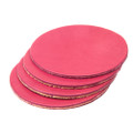 Wickett & Craig English Bridle Coasters, Pink