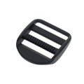 Solid Brass Ladder Lock Buckle Strap Adjuster PVD Black Matte