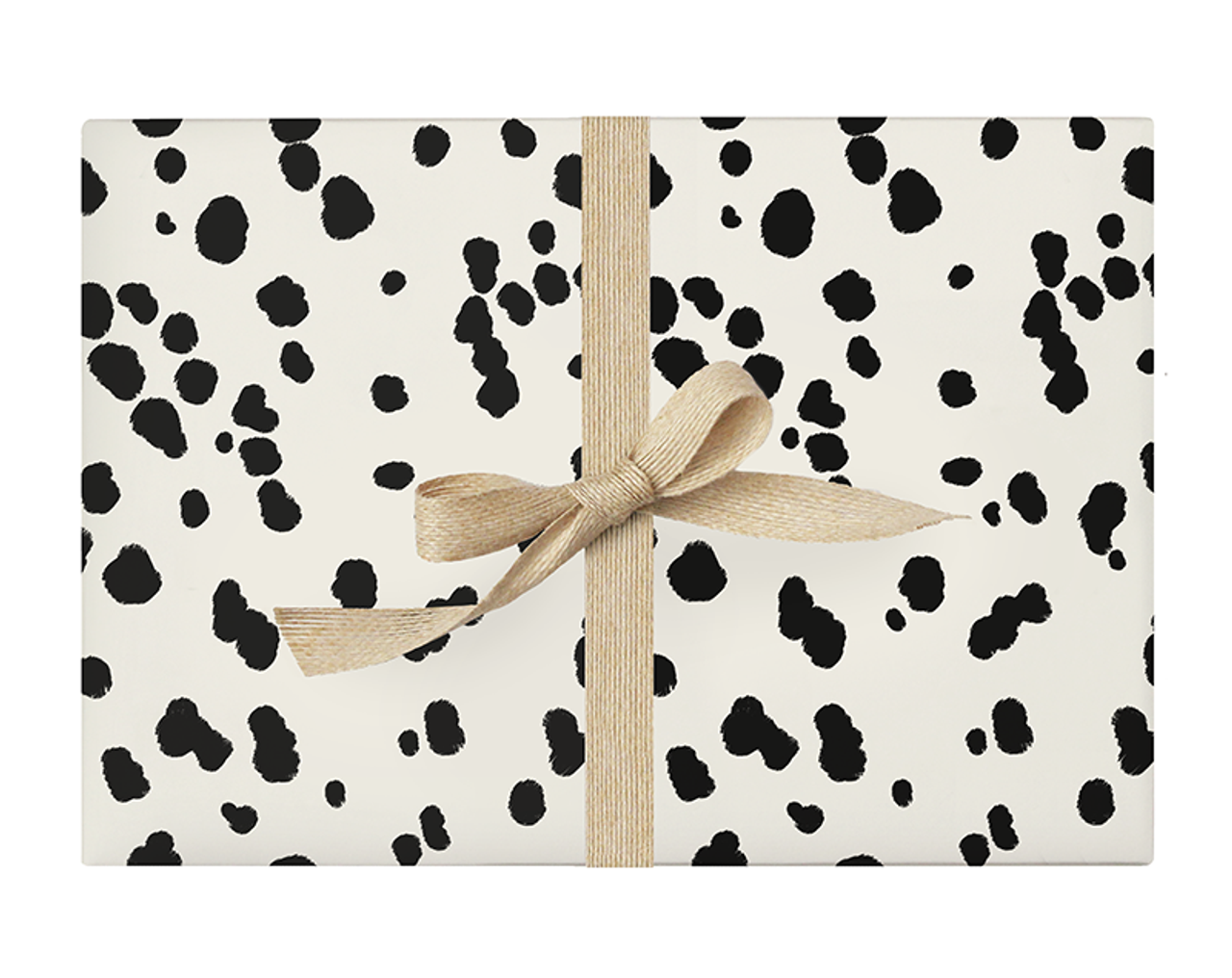 Dalmatian Black and White Wrapping Paper - Love of Character