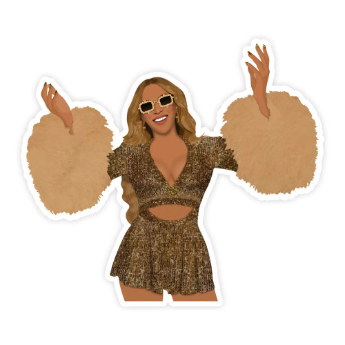 Beyonce Sticker — Patches and Pins Fun Products
