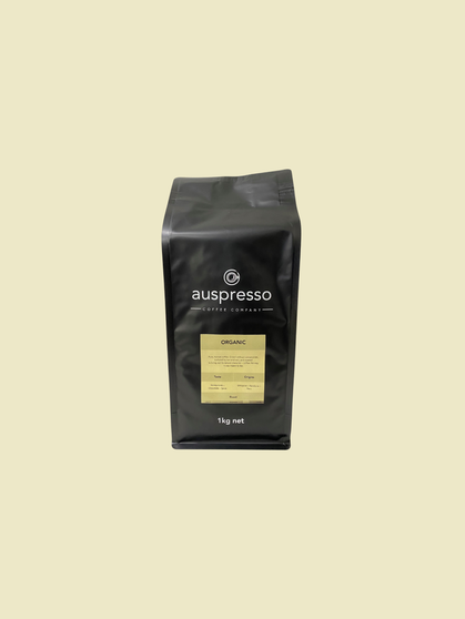 Auspresso® Organically Grown 1kg coffee beans