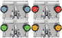 Profitec Pro 400 coloured tap discs