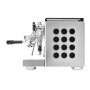 Rocket Appartamento Stainless Steel and Black Coffee Machine