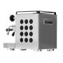 Rocket Appartamento Stainless Steel and Black Coffee Machine