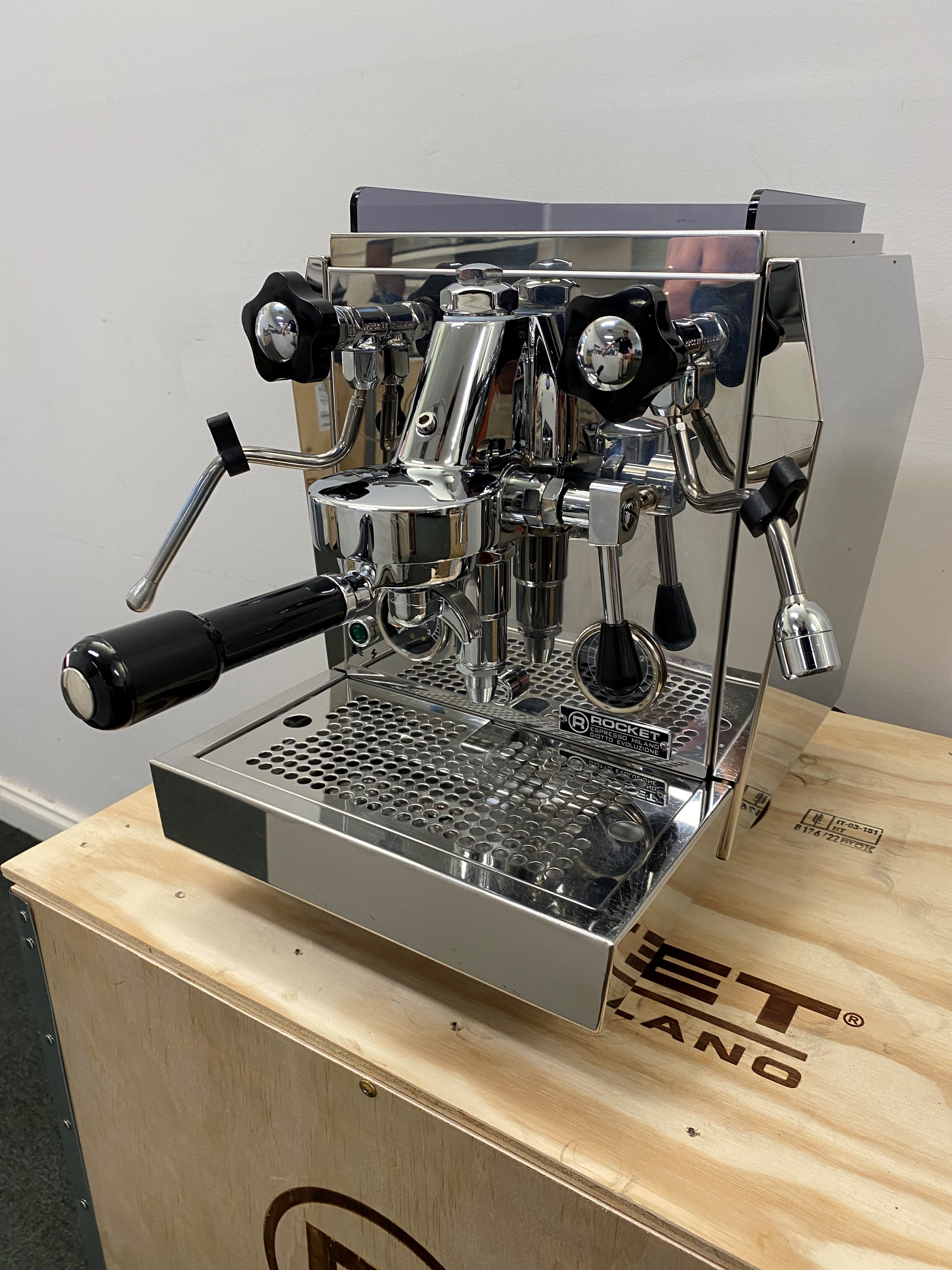 Ecm Giotto Rocket Espresso Giotto Evoluzione V2 Wood Set For