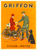 Griffon Cycles-Motos Bicycle Poster by Jean Matet