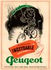 Peugeot INOX Stainless Steel French Bicycle Poster by L.V.