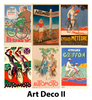 Art Deco Bicycle Posters - Set of 6