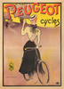 Peugeot Cycles Vintage Bicycle Poster Prints