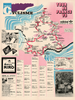 1973 Tour de France Souvenir Map Poster
