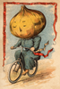 Onion Vegetable Rider Bicycle Poster, Kitchen Decor, Kitchen Art