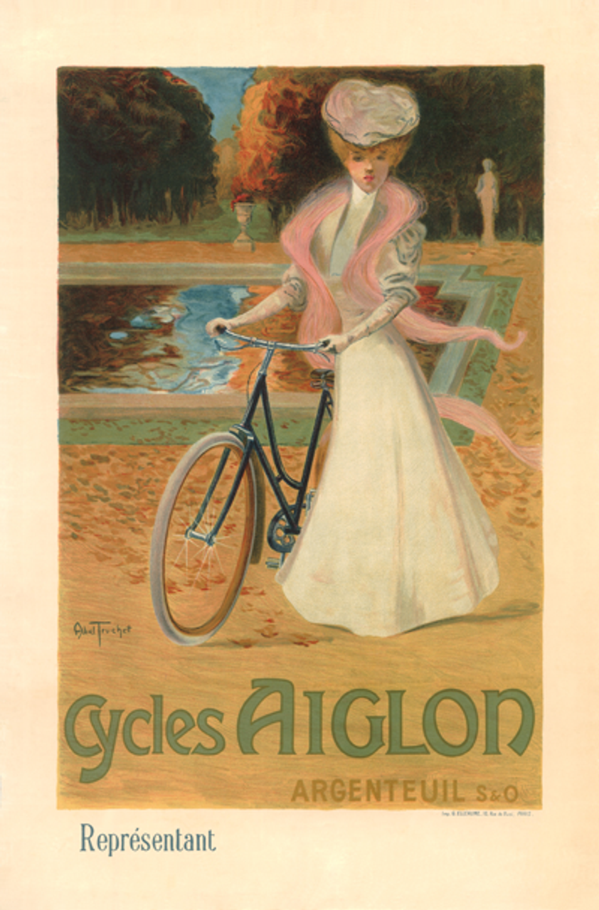 Cycles Aiglon Bicycle Poster