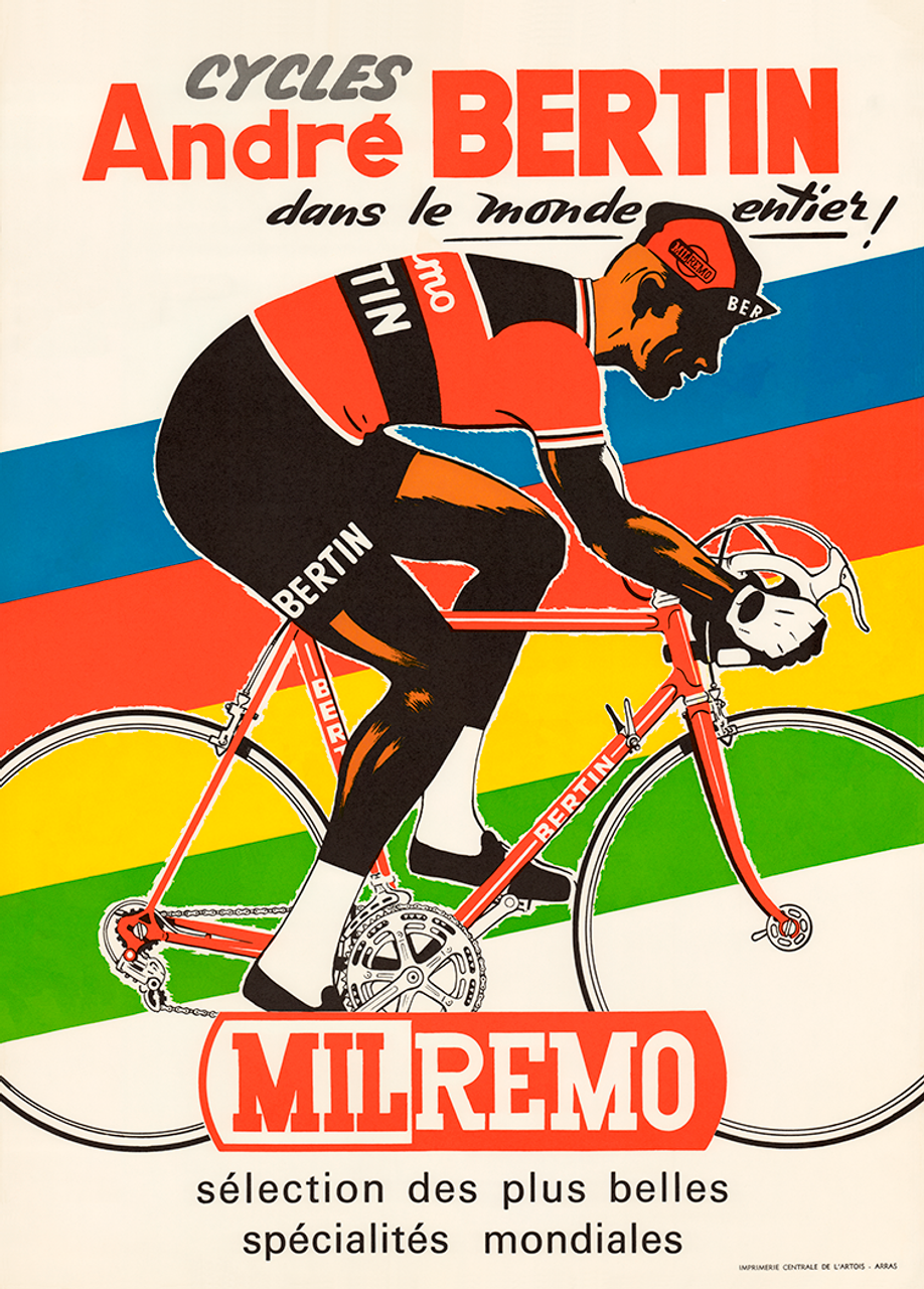 Cycles Andre Bertin Bicycle Poster