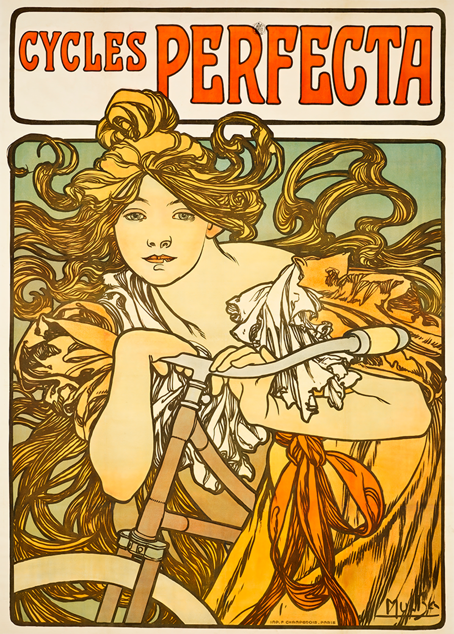 Cycles Perfecta Bicycle Poster Prints by Mucha