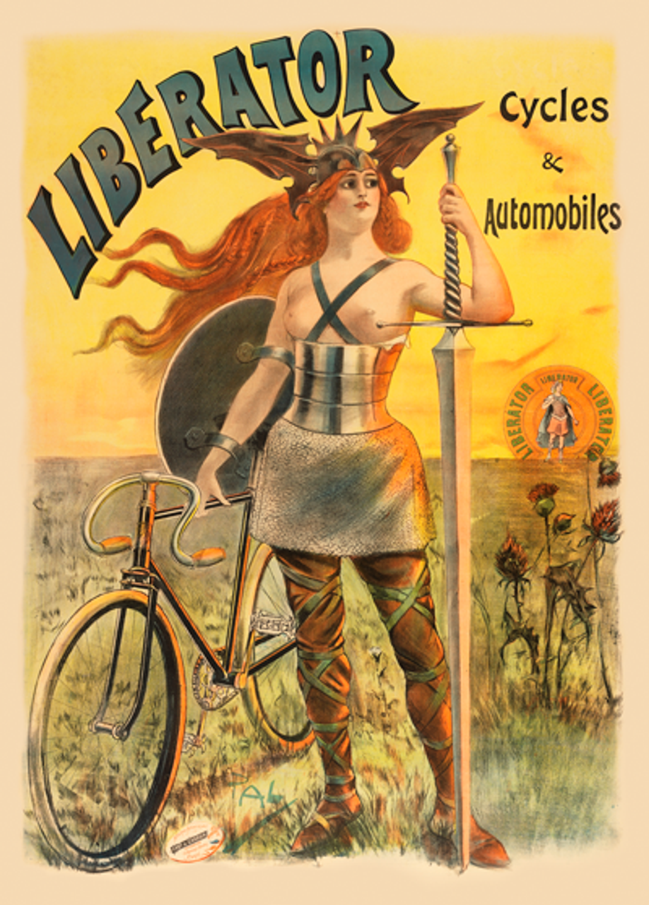 Liberator Cycles Bicycle Poster