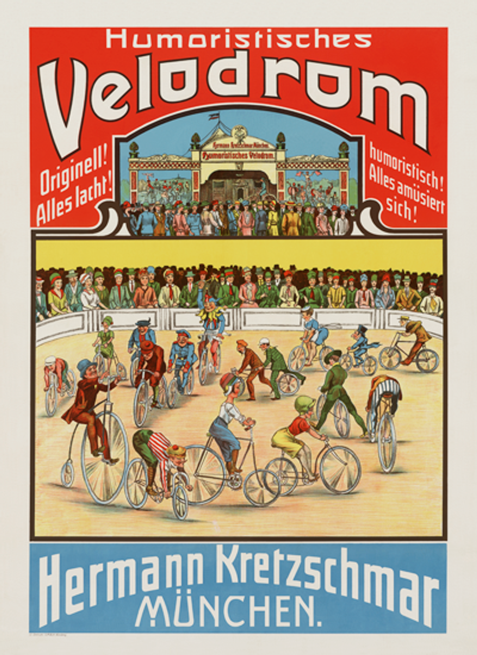 Humoristisches Velodrome Poster