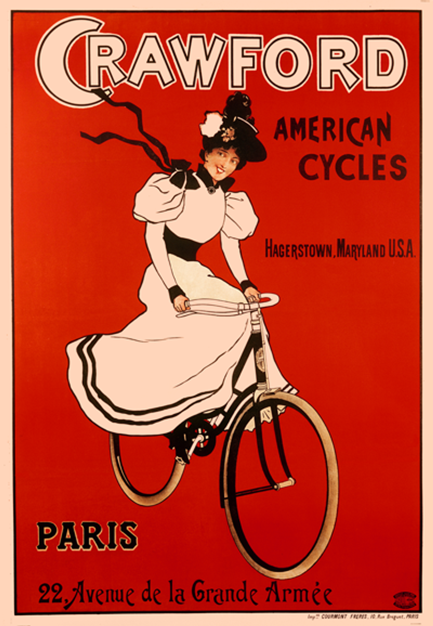 Crawford American Cycles Poster
