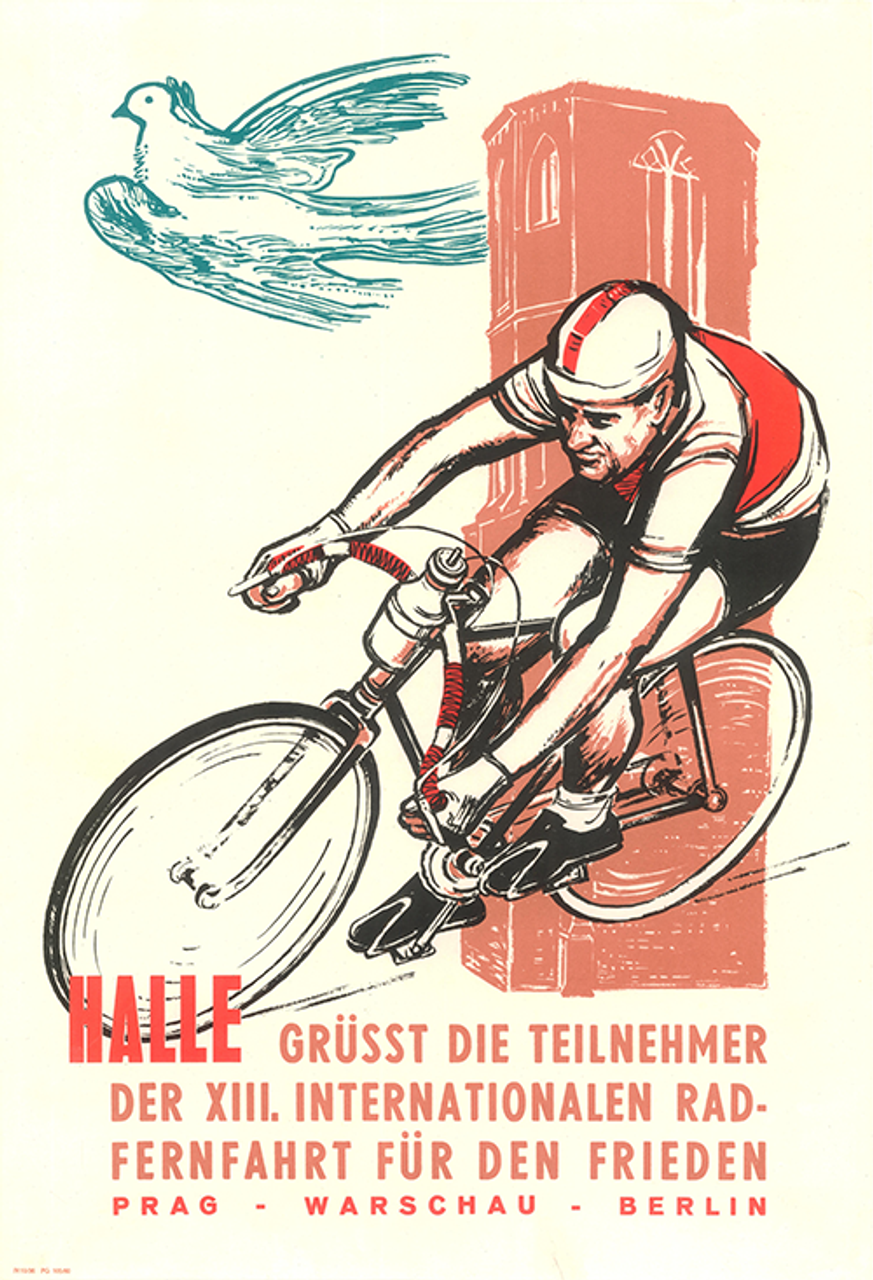 Peace Race 1960 Bicycle Poster