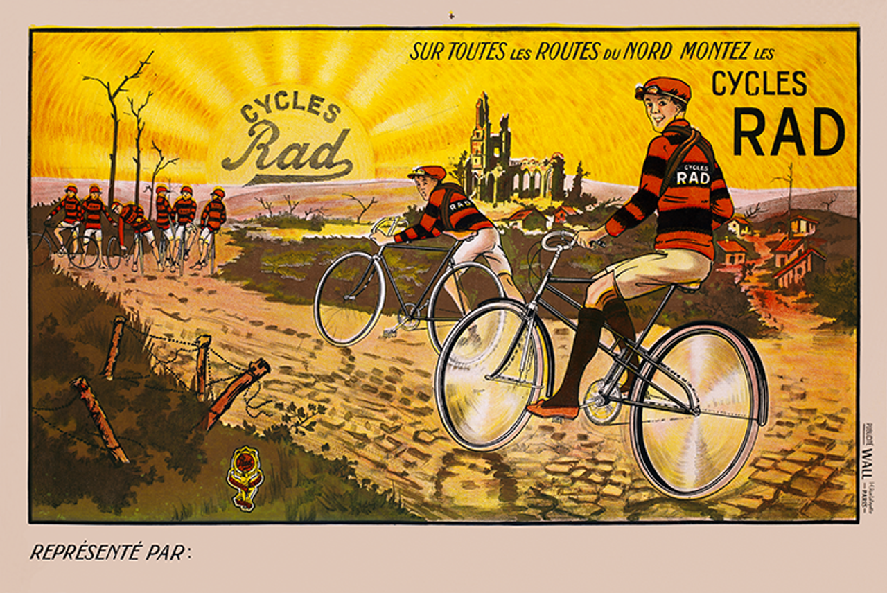 Cycles Rad Bicycle Poster