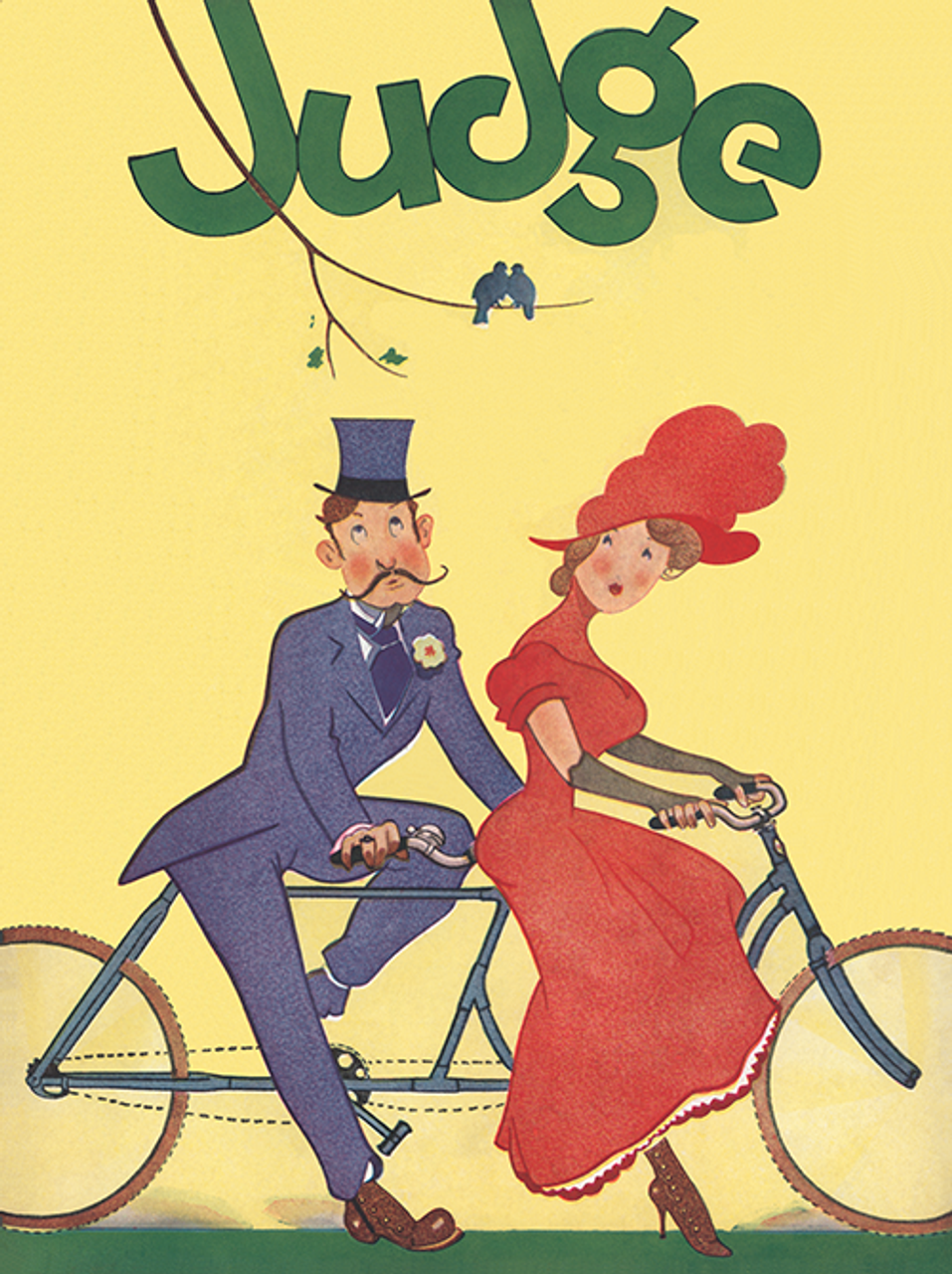Judge Tandem Bicycle Poster