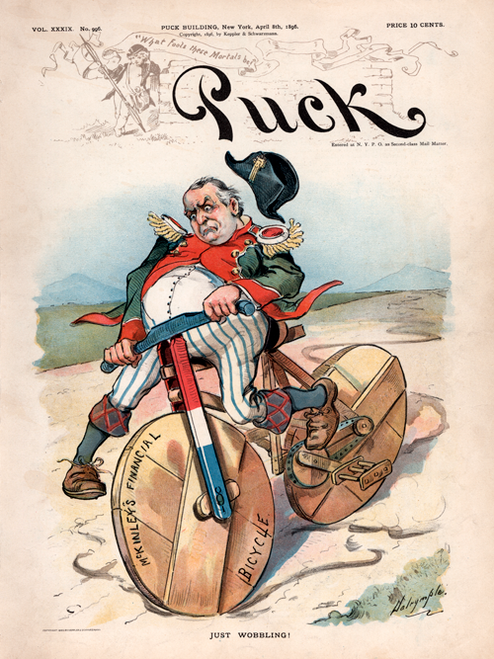 Puck Magazine - April 8, 1896 Poster