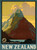 Mitre Peak - Milford Sound - New Zealand - Vintage Travel Poster Prints