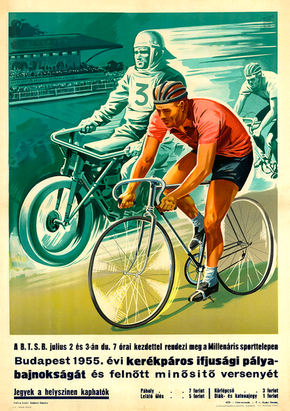 Youth Cup Track Cycling Bicycle Poster