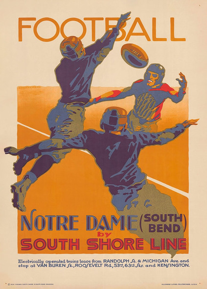 Notre Dame Run Poster