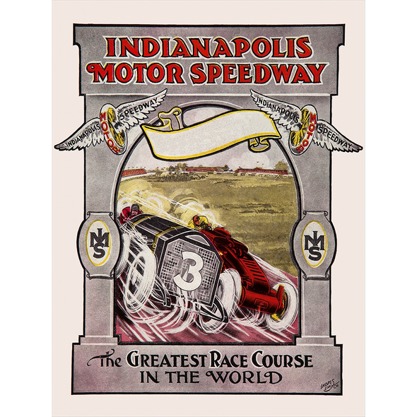 1913 Indianapolis 500 Vintage Poster Prints