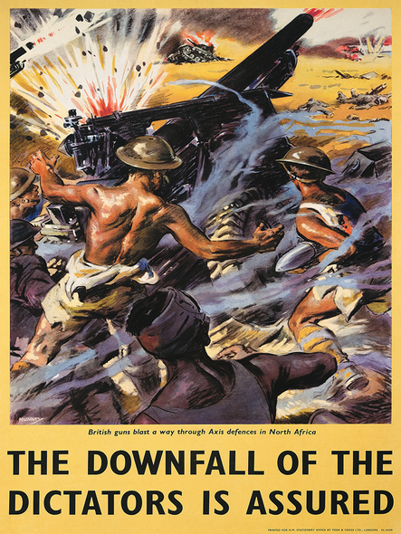 Downfall of the Dictator Vintage Poster Prints