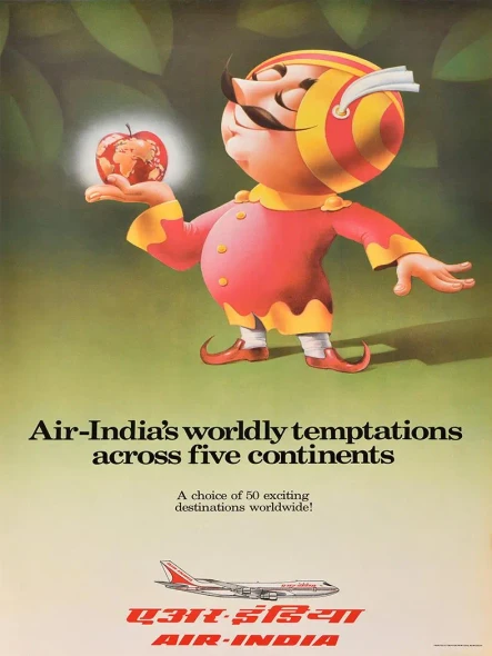 Air India Temptations Vintage Poster Prints