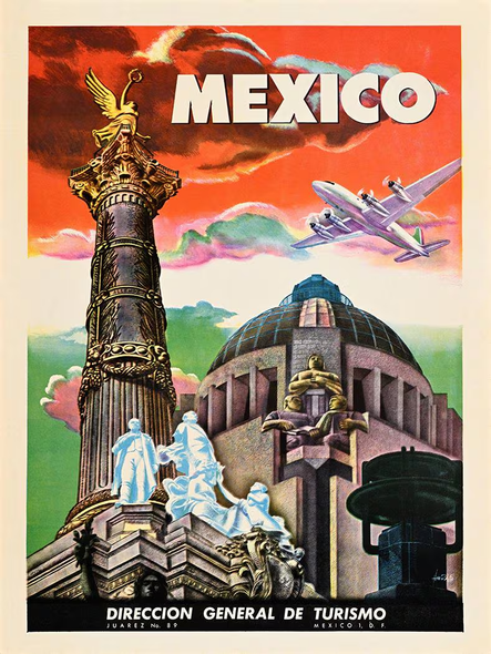 Mexico Vintage Poster Prints