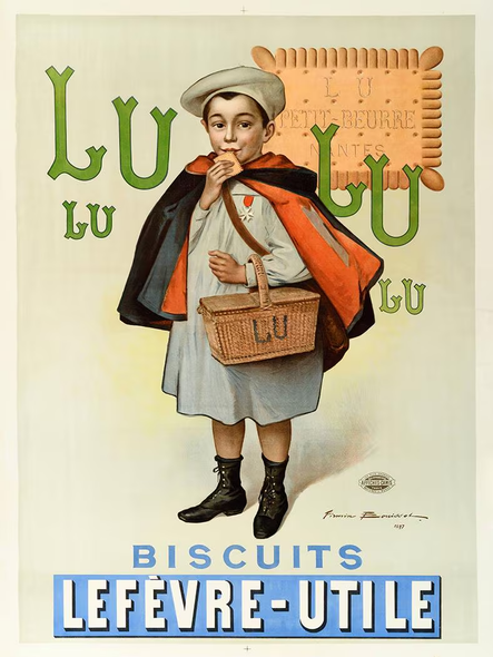 Lu Lu Biscuits Vintage Poster Prints