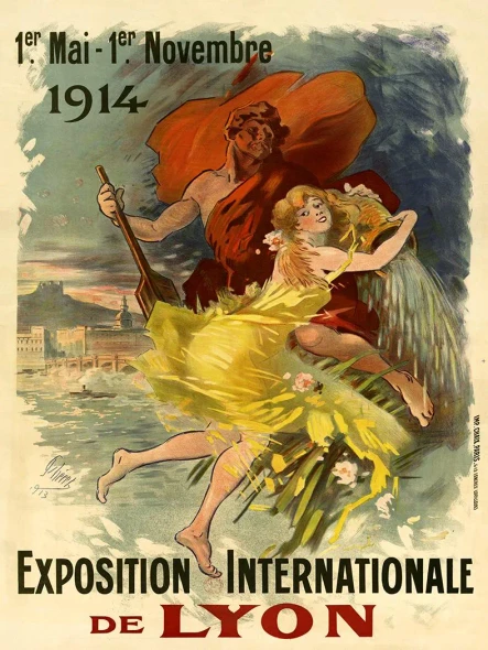 Lyon Exposition International Vintage Poster Prints