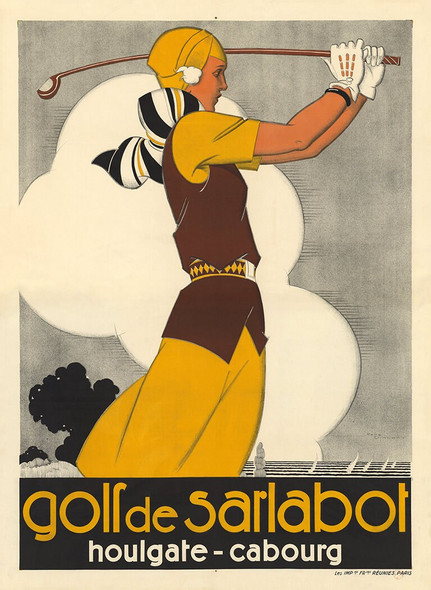 Golf de Sarlabot Vintage Poster Prints