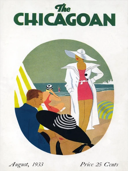 1933 The Chicagoan Vintage Poster Prints