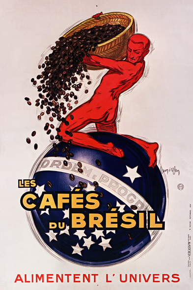 Cafe du Brésil Vintage Poster Prints