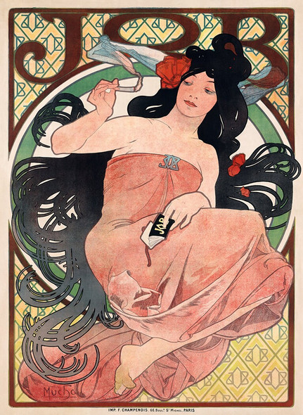 JOB Cigarette Papers - Vintage Poster Prints