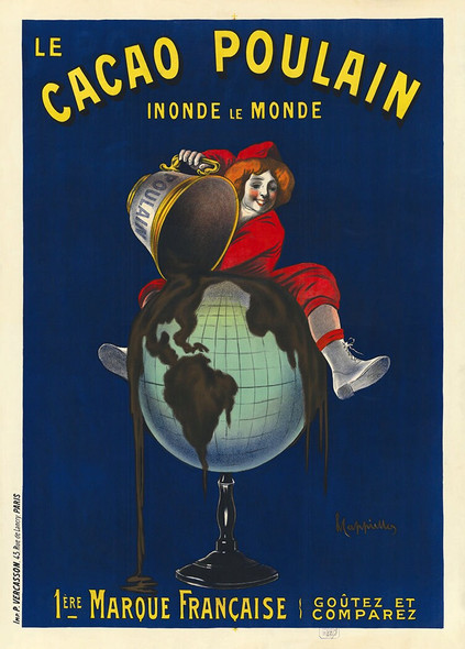Cacao Poulan - Vintage Poster Prints by Cappiello