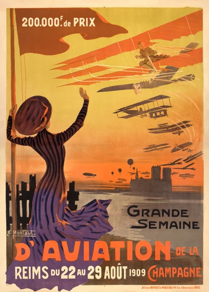 D'Aviation Exhibition - Vintage Poster Prints