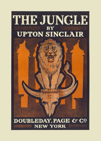 The Jungle by Upton Sinclair - Vintage Poster Prints