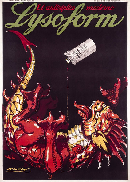 Lysoform Antiseptic - Vintage Poster Prints