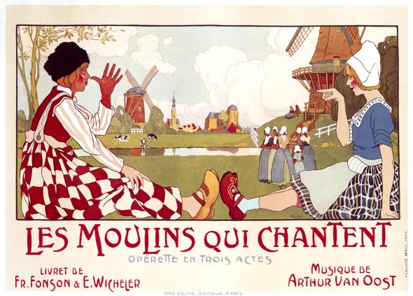 Les Moulins Qui Chantent Opera - Vintage Poster Prints