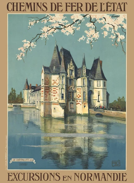 Excursions en Normandie - Vintage Poster Prints
