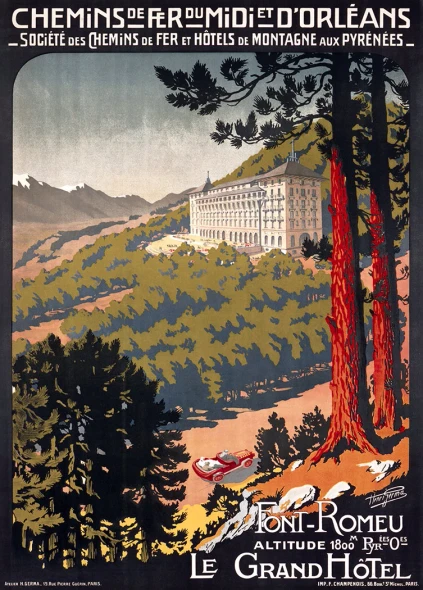 Fort-Romeu - Vintage Travel Poster Prints