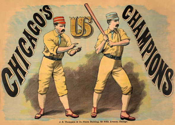 Chicago's US Baseball Champions - Vintage Poster Prints