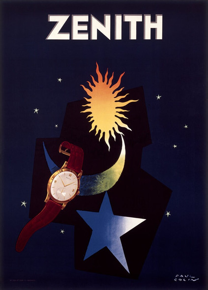 Zenith Watches - Vintage Poster Prints