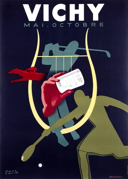 Vichy Shopping - Vintage Poster Prints