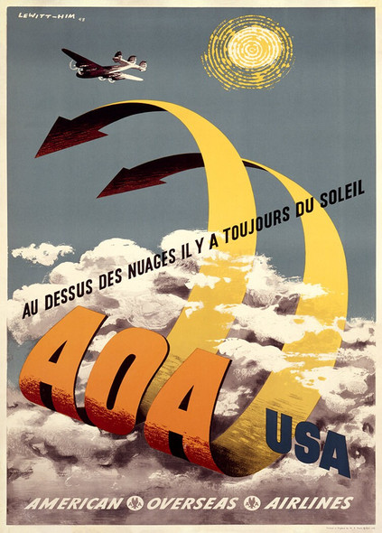 AOA - Vintage Travel Poster Prints